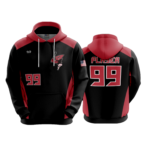 3185 UNISEX FLEECE HOODY PIKETON-BASEBALL-1