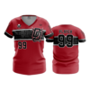 3267 WOMENS V NECK DIRT-DEVILS-1