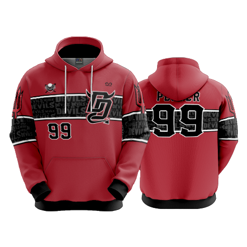 3796 UNISEX FLEECE HOODY DIRT-DEVILS-1