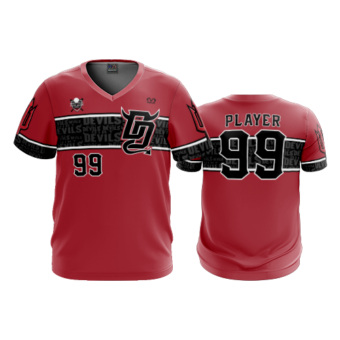 3267 MENS SPORT V NECK DIRT-DEVILS-1