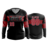 3267 WOMENS V NECK LONGSLEEVE DIRT-dEVILS-2