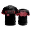 3796 MENS SPORT V NECK DIRT-dEVILS-2