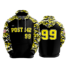 3185 UNISEX FLEECE HOODY SHOCKERS-2