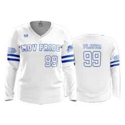 2865 WOMENS V NECK LONGSLEEVE MOV-PRIDE-2