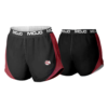 3795 WOMENS MICRO FIBER PRACTICE SHORT REDHAWKS-BLACK-12U-3