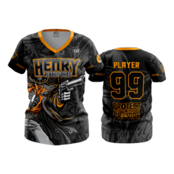 1625 WOMENS V NECK HENRY-2023-1