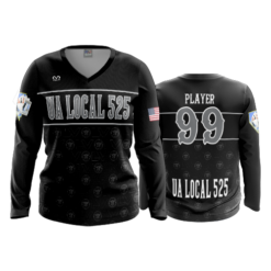 3790 WOMENS V NECK LONGSLEEVE UA-LOCAL-525-2