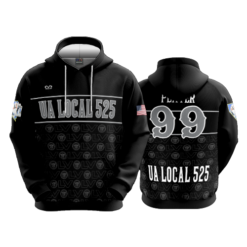 3790 UNISEX FLEECE HOODY UA-LOCAL-525-2