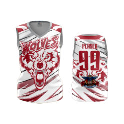 3788 WOMENS V NECK SLEEVELESS WOLVES-2023-2