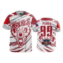 3788 MENS FULL BUTTON DOWN WOLVES-2023-2