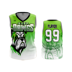 3792 WOMENS V NECK SLEEVELESS SHEP-DAWGS
