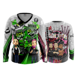 2435 WOMENS V NECK LONGSLEEVE MIKE-NEEDS-A-BJ-2