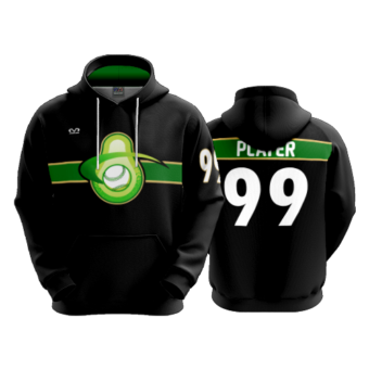 3425 UNISEX FLEECE HOODY RAGING-AVACADOS-1