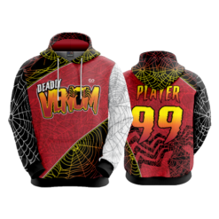 3783 UNISEX FLEECE HOODY DEADLY-VENOM