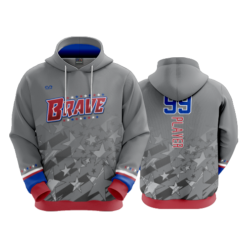 3742 UNISEX FLEECE HOODY BRAVE-1