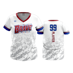 3742 WOMENS V NECK BRAVE-2