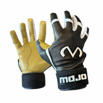 BigStick Batting Gloves - BLACK/WHITE/TAN