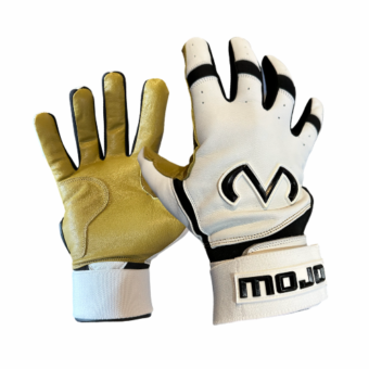 BigStick Batting Gloves - WHITE/BLACK/TAN