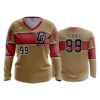 3796 WOMENS V NECK LONGSLEEVE GOLD-1
