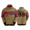 3796 UNISEX FLEECE HOODY GOLD-1