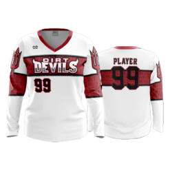 3796 WOMENS V NECK LONGSLEEVE WHITE-1