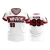 3796 WOMENS V NECK WHITE-1