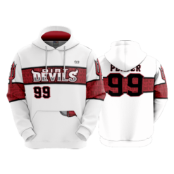 3796 UNISEX FLEECE HOODY WHITE-1