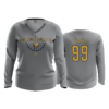 3786 WOMENS V NECK LONGSLEEVE LANCASTER-GALES-HERE-COMES