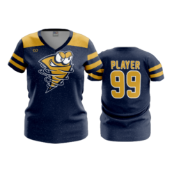 3786 WOMENS V NECK LANCASTER-GALES-SPECKLE