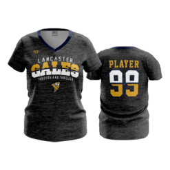 3786 WOMENS V NECK LANCASTER-GALES