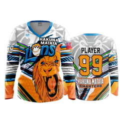 2379 WOMENS V NECK LONGSLEEVE HAKUNA-MATATA-2023