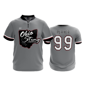 2811 QUARTER ZIP BATTING JACKET SHORT SLEEVE OHIO-STING-ADDONS-2023