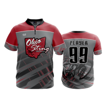 2811 QUARTER ZIP BATTING JACKET SHORT SLEEVE OHIO-STING-ADDONS-2023