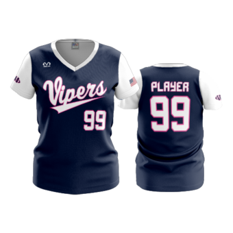 3801 WOMENS V NECK GC-VIPERS-2024-1