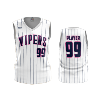 3801 WOMENS V NECK SLEEVELESS GC-VIPERS-2024-2