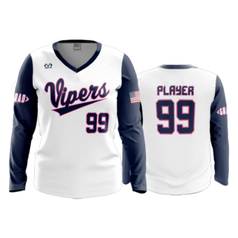 3801 WOMENS V NECK LONGSLEEVE GC-VIPERS-2024-3