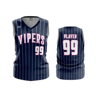 3801 WOMENS V NECK SLEEVELESS GC-VIPERS-2024-4