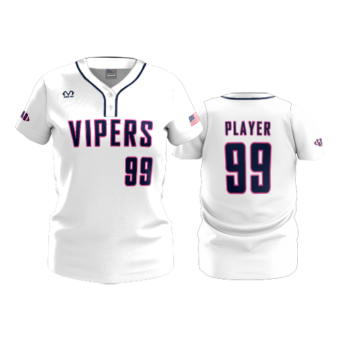 3801 WOMENS 2 BUTTON SCOOP NECK GC-VIPERS-2024-5