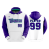 3809 UNISEX FLEECE HOODY THUNDER-FP-1