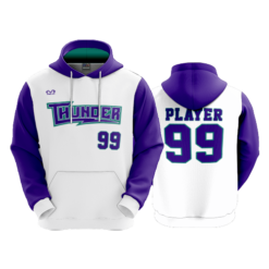 3809 UNISEX FLEECE HOODY THUNDER-FP-1