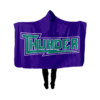 3809 UNISEX FAN WRAP HOODY THUNDER-FP-1
