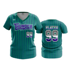 3809 WOMENS V NECK THUNDER-FP-2