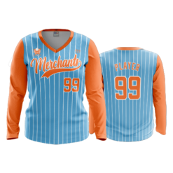 3813 WOMENS V NECK LONGSLEEVE ROSS-MERCHANTS-1