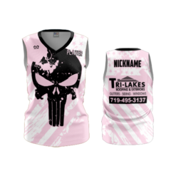 3804 WOMENS V NECK SLEEVELESS TRI-LAKES-2