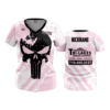 3804 WOMENS V NECK TRI-LAKES-2