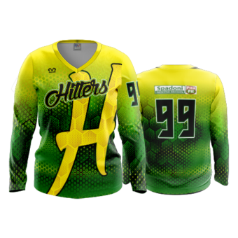 3811 WOMENS V NECK LONGSLEEVE HITTERS-2