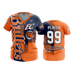 3800 WOMENS V NECK EC-BULLETS-1