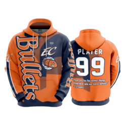 3800 UNISEX FLEECE HOODY EC-BULLETS-1