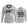 3797 WOMENS V NECK LONGSLEEVE SLUGGERS-2
