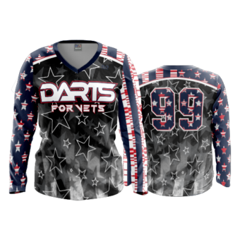 2386 WOMENS V NECK LONGSLEEVE DARTS-FOR-VETS-1